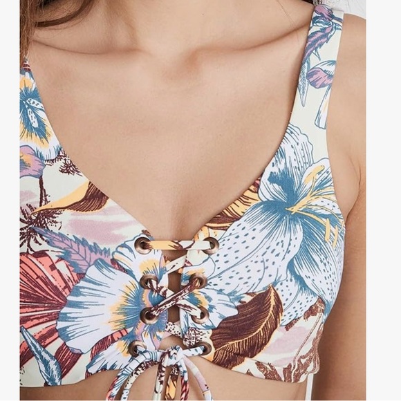 🌸🌴 MAAJI 🌴🌸 TROPICAL REVERSIBLE BIKINI TOP - Picture 2 of 13
